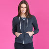 Women's Hoodies - The Sidekick // Eco Fleece Zip Zup Hoodie
